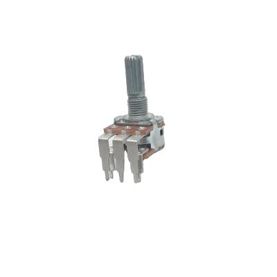 China PC Terminal 16mm Vertical Type Rotary Potentiometer With Switch for sale