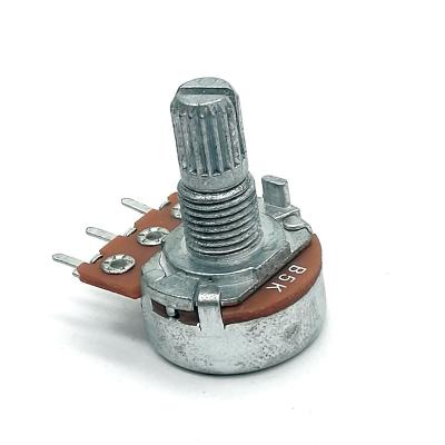 China PC Pin R1610N-D1B5K-L15KQ-16mm Rotary Potentiometer Knob-Acoustic Potentiometer for sale