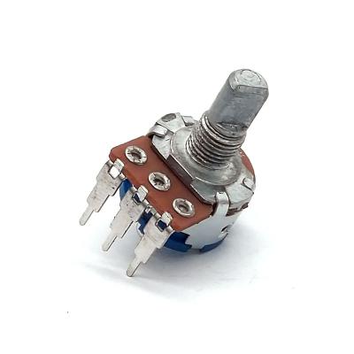 China R1630S-AD93-C5K (115) Metal Shaft Rotary Potentiometer Knob-Acoustic Potentiometer R1630S-AD93-C5K (115) - 16mm for sale