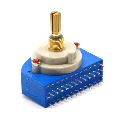 China strip switch 45mm rotary switch with 12 decks and 4 positions for frequency converter, automatic door SR45 for sale