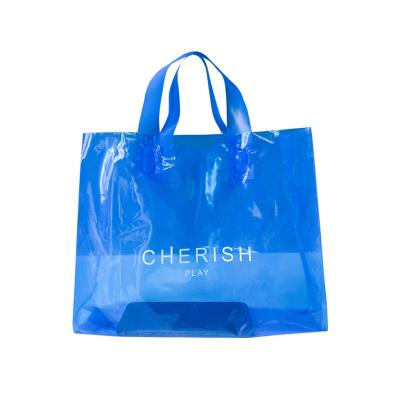 China Disposable Custom Printed Logo Design LDPE/HDPE Handle Plastic Bag Die Cut Shopping Bag For Clothing/Shoe Packaging for sale