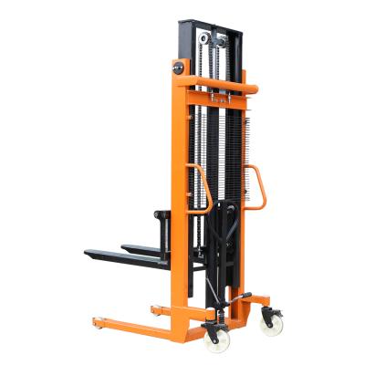 China Ex-factory sales price handling equipment forklift, manual stacker, lifting forklift with hydraulic pump for sale