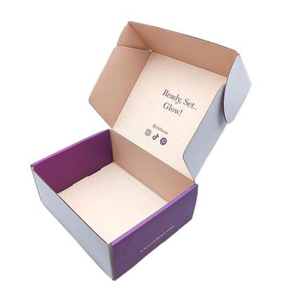 China Professional Manufacturer Biodegradable Colorful Rectangle Biodegradable Corrugated Box for sale