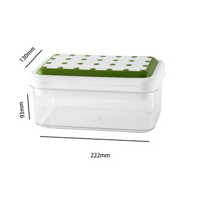 China 28 grids viable round shaped ice cube moulds, cube tray box ice with container box and shavel for sale