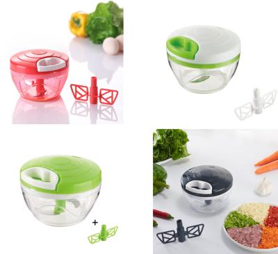 China Sustainable Cooking Machines Manual Mini Food Chopper Vegetable Food Processor for sale