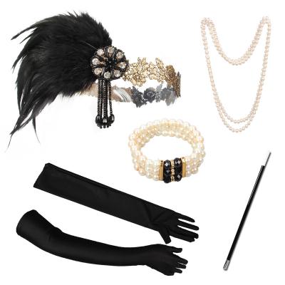 China Eco-Friendly Gatsby Wedding Accessories Costume With Jewelry Eardrop Cigarette Holders For Handmade Women Factory Sales for sale