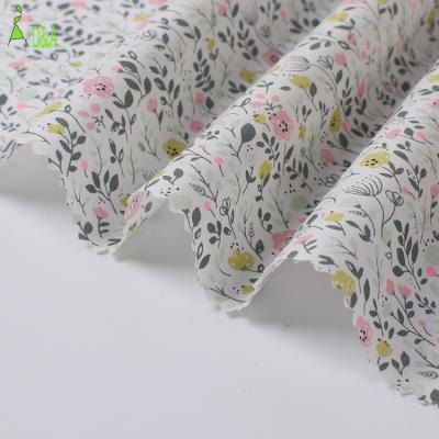 China Sustainable Customized Unique Modern 100 Cotton Voile Chinese Printed Fabric For Dress for sale