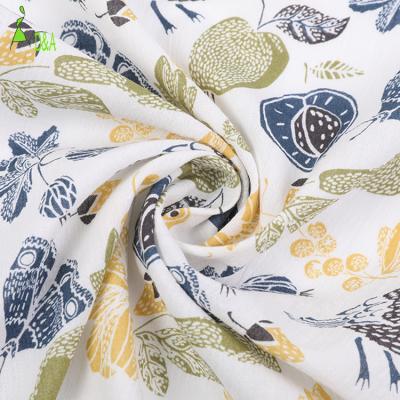 China New viable wholesale shirt cotton fabric woven plain custom printed textiles fabrics for sale