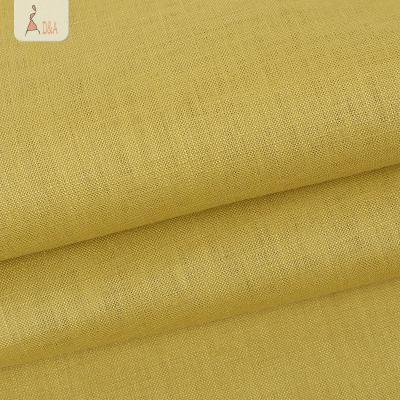 China Sustainable In Enzyme Wash Stock Soft Plain Dyed Stonewashed Suit 100% Linen Fabric For Garment for sale