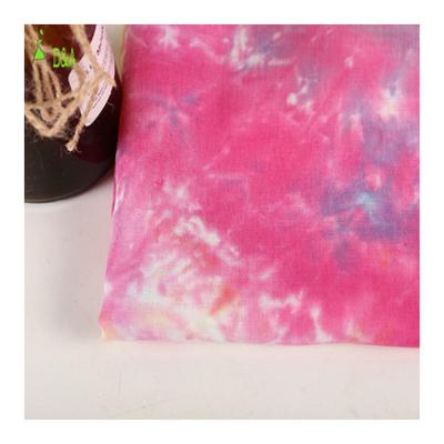 China Sustainable Newcomer Tie Dye Sustainable Cotton Printed Knot Dyed Cloth Fabric for sale