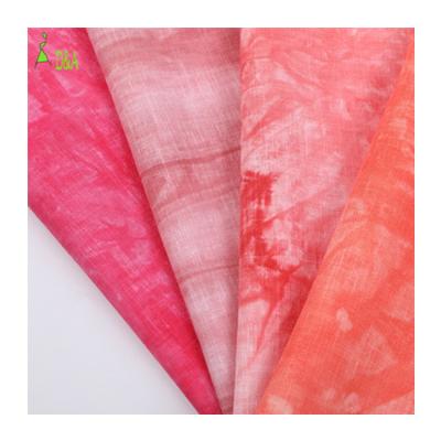 China Viable Tie Dye Canvas / Cotton Fabric Manufacturer Professional Fabric Tie Dye Fabric for sale