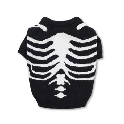 China Wholesale Stocked Fashionable Cute Halloween Autumn And Winter Pet Warm Clothes Dog Sweater for sale