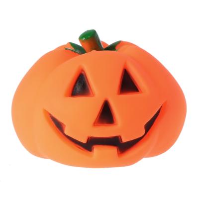 China New Stocked Dog Toy Puppy Funny Pumpkin Design Halloween Squeak Chewing Dog Toy for sale