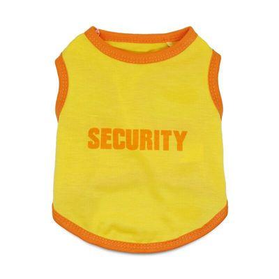 China Cheap Stocked Small Dog Clothes Summer Letter Printed Dog Vest Puppy Slim Pet Sleeveless T-Shirt for sale