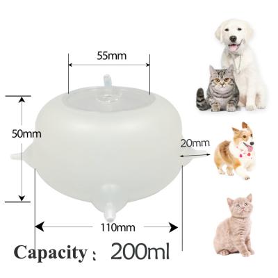 China Custom Advanced Non-Automatic Automatic Breastfeeder 4 Multiple Nipple Puppy Cat Rabbit Pet Baby Milk Bowl Silicone Nipple Feeder for sale