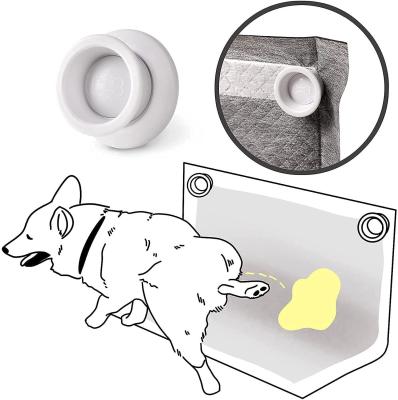 China Hot 2 Pack Puppy Training PP Pet Pee Pad Holder Stored Reusable Magnetic Wall Mount Pee Pad Dog Magnet Holder for sale