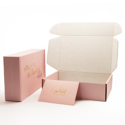 China Hot sale custom paper cardboard gift package box recyclable corrugated socks/clothing/shoe cardboard product packaging box for sale