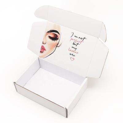 China Wholesale Recyclable Fake Eye Lash Boxes Packaging Private Label Logo Mink Empty Eyelash Box Custom 25Mm Container for sale