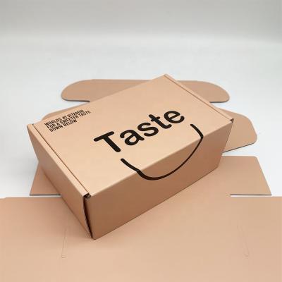 China Recycled Materials Cosmetics Packaging Cardboard General Custom White Food Packaging Card Box Corrugated Box Color Can Be Customized for sale