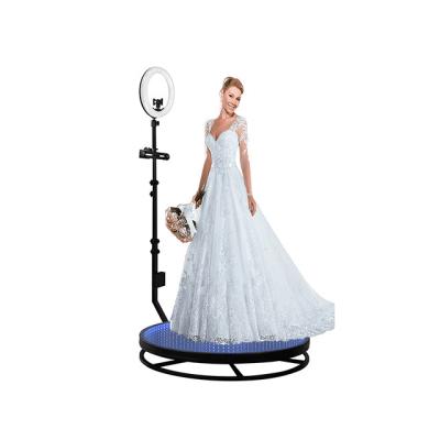 China 360 Degree Rotating Photo Booth Wedding Phone Camera Portable Automatic Photo With Ring Light 68cm/80cm/100cm/115cm for sale