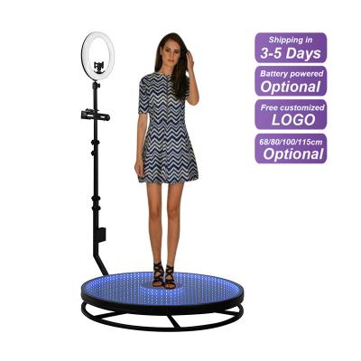 China 2022 Rotation 360 Camera 68cm/80cm/100cm/115cm Automatic 360 Degree Photo Booth 360 Photo Booth Photo Booth for sale