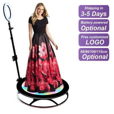 China Automatic 360 Photo Booth 360 Degree Slow Motion 360 Wedding Photo Booth Rotating Photo Booth Machine 360 ​​Degree 68cm/80cm/100cm/115cm for sale