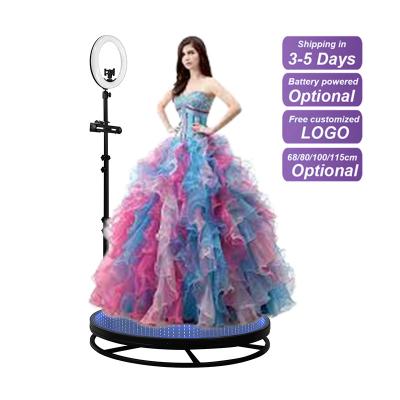 China 115cm Automatic Cheap Portable Rotating 360 Photo Booth Photobooth Camera Booth For Sale 68cm/80cm/100cm/115cm for sale