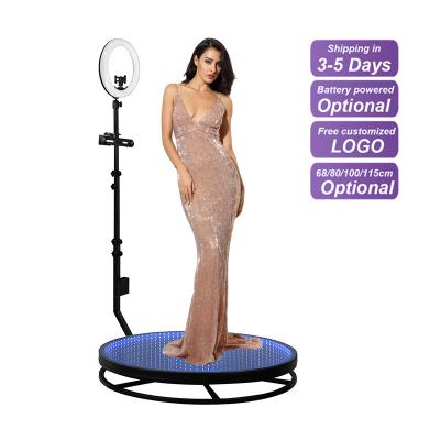 China 100cm/115cm Slow Motion Portable 360 ​​Photo Booth Automatic 360 Degree Video Booth For Party 68cm/80cm/100cm/115cm for sale