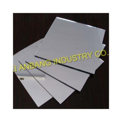 China Easy Installation 1.7mm 2.0mm 2.5mm Mirror Coating Aluminum Silver Double Sheet Glass for sale