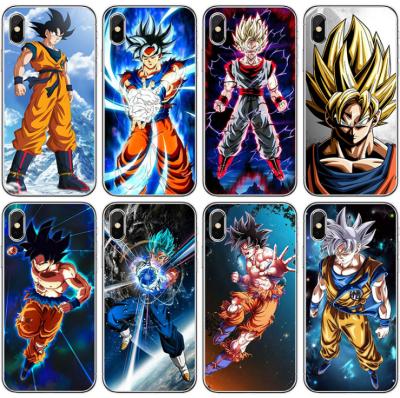 China Japanese Anime Super Saiyan Dragon Ball Goku Phone Cover Dragon Ball Phone Case TPU UFOGIFT for sale