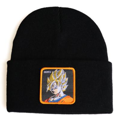 China UFOGIFT Adult Dragon Ball DBZ Saiyan Hats Adjustable JOINT Super Flat Dragon Ball Goku Beanie Hat for sale