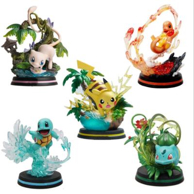 China High Quality Cartoon Toy UFOGIFT Anime Figure Action Numbers Monster Toys For Kids Pokemon Pokemon Action Number for sale