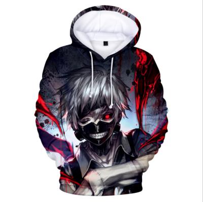 China Unisex Plus Size UFOGIFT Tokyo Ghoul 3D Digital Printing Japanese Anime Hoodie Sweatshirt for sale