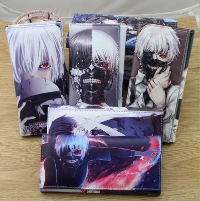 China Japan Style UFOGIFT Tokyo Ghoul Anime Button Wallet Clutch Purse Coin Pocket Long for sale