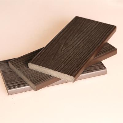 China Modern Plastic Wood Composite Sheet Wood Grain Outdoor Furniture Plastic Decking Wood Te koop