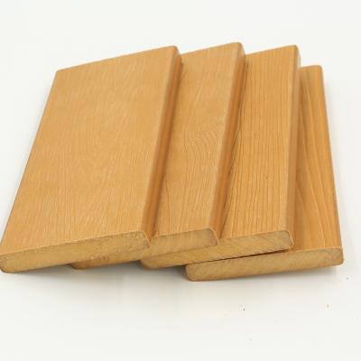 China Modern Internal Outdoor Decorative Wooden Furniture Extrusion Laboratory Plastic Composite Panels Decking Te koop