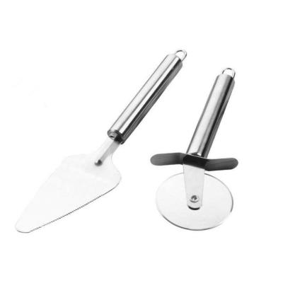 China Wholesale Stocked Wheel Blade Cheese Slicer Pizza Cutter Stainless Steel Kitchen Tools for sale