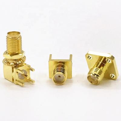 China RF SMA Female PCB Connector for sale