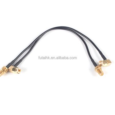 China FT-Cable-012SMA RF SMA Female to SMA Male Right Angle Cable for sale