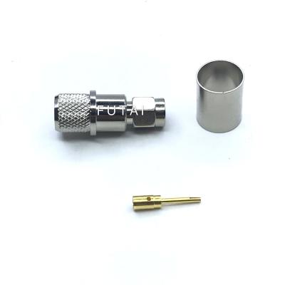 China RF SMA Male Connector for LMR400 Cable for sale