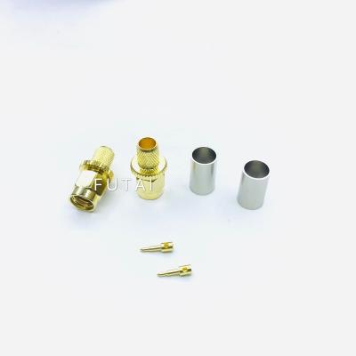 China RF SMA female connector with LMR240 cable for sale