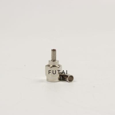 China RF SMA Male Connector Nickel Plating Connector For RG174 Cable for sale