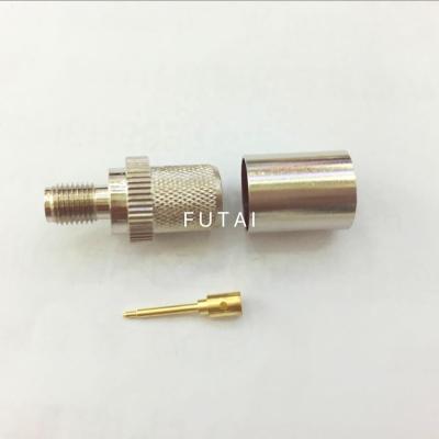 China RF RP-SMA Female For LMR400 Cable Connector for sale