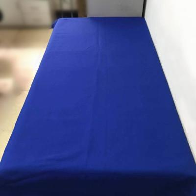 China Easy to wash and good color fastness navy blue tablecloth high quality fancy wedding for sale