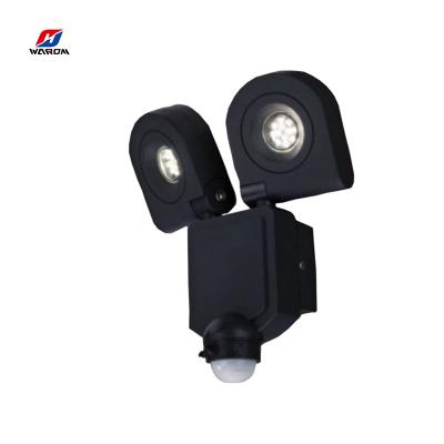 China Contemporary 10W 20W PIR Sensor LED Wall Pack Lights With Double Head for sale