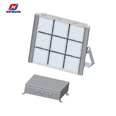 China Warom 1000W Lightweight High Wattage Flood Light For Gas Station for sale