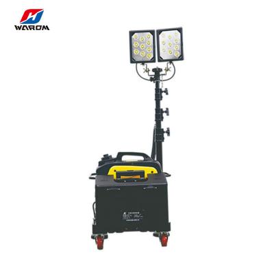 China Warom 4PCS 500W Mobile Fire Light Emergency Led Working Light Tower for sale