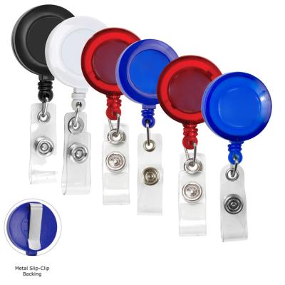 China Cheap plastic or metal wholesale empty badge reel for sale