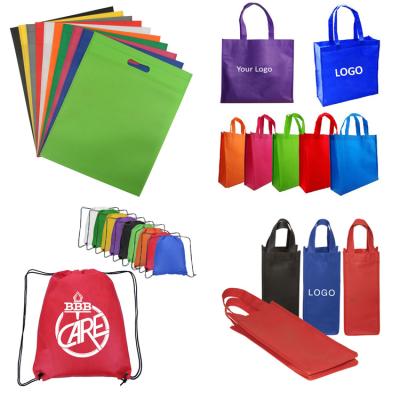 China Promotional Customized Eco-friendly Handled Nonwoven Bag/Nonwoven Shopping Bag/Laminated Nonwoven Tote Bag for sale