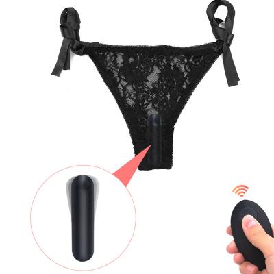 China Skin Friendly 10 Speed ​​Vibration Clitoris G-Spot Stimulator Super Strong Strap On Underwear Mini Vibrators For Women Vibrating Bullet Panties for sale